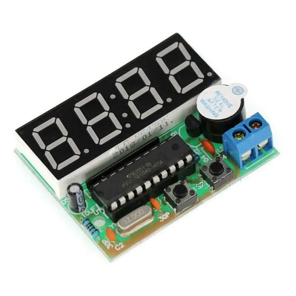 Power Tools Skills - Horloge numérique 4 bits, Kit de
