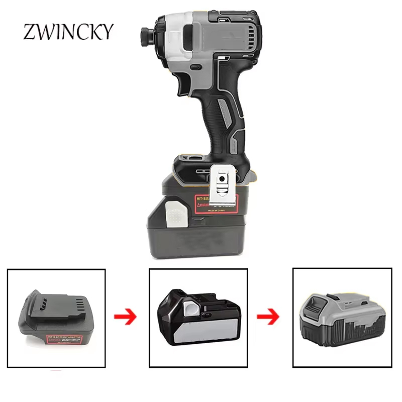 Power Tools Hikoki - Adaptateur convertisseur ZWINCKY pour Hitachi/Hikoki, batterie