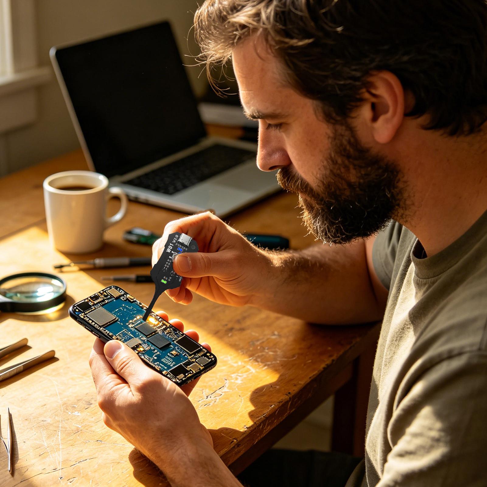 Power Tools Technician - Testeur d'inductance alimenté par USB-C, dispositif
