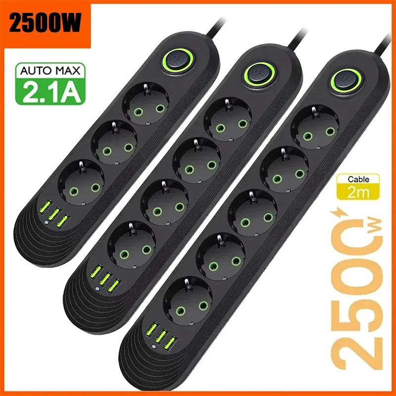 Power Tools Extension - Prise secteur EU avec 3 ports