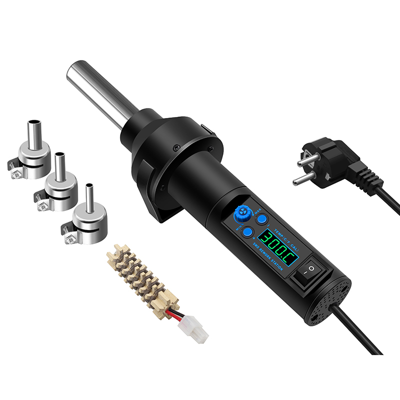 Heat Gun Variable - Pistolet thermique électrique 8032D, affichage numérique,