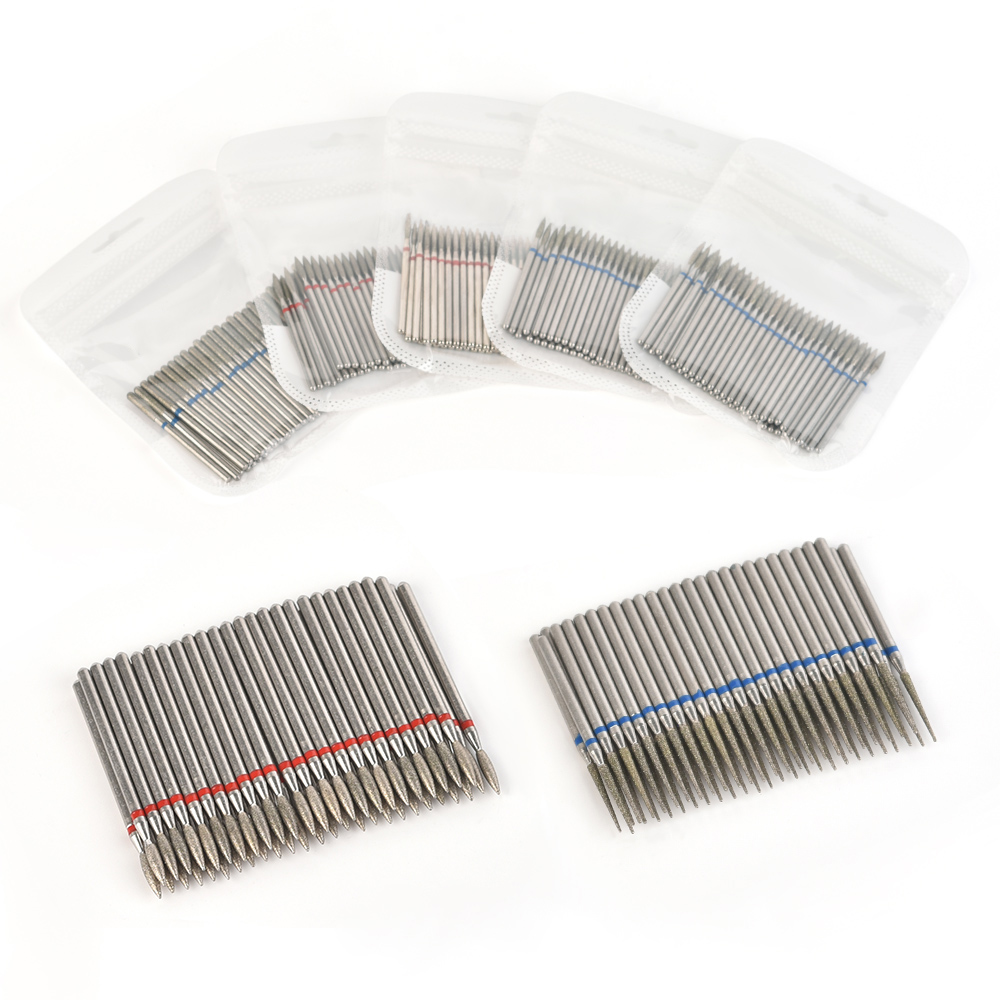 Power Tools Sheets - 50 pièces diamant fraise pour manucure