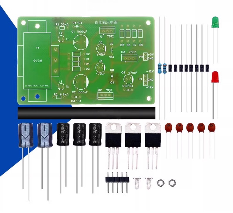 Power Tools Skills - Kit électronique d'alimentation régulée cc, régulateur