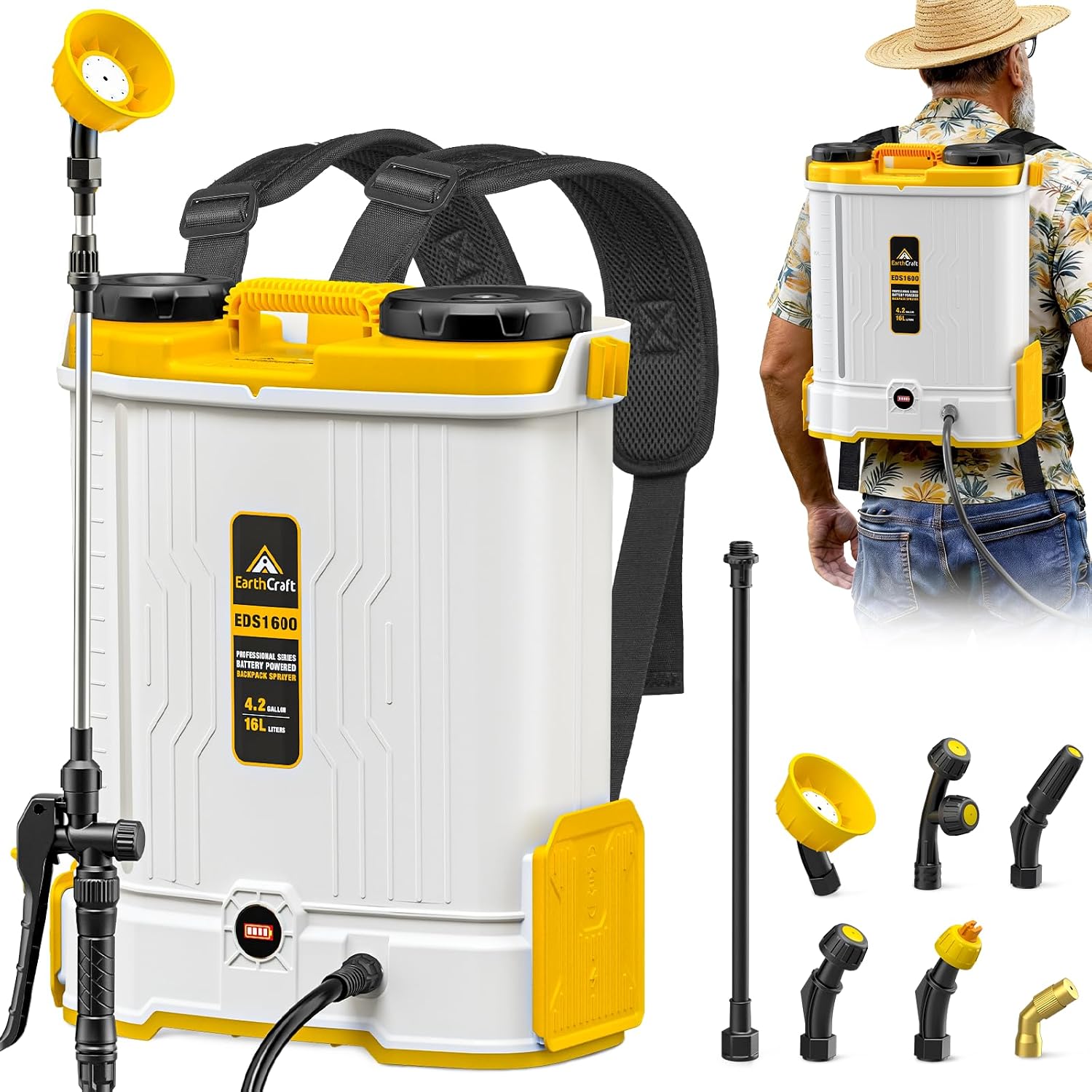 Power Tools Equipment - Pulvérisateur à dos alimenté par batterie