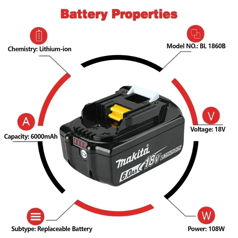 Batterie Li-ion 18V d'origine  - Power Tools Makita Set avis et prix