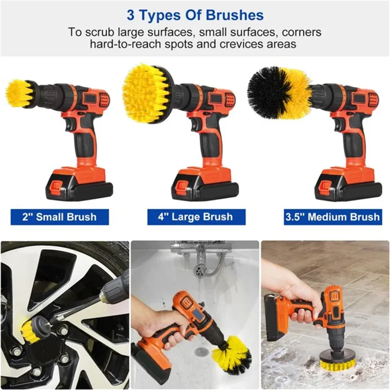 Kit de 3 brosses de nettoyage  - Power Tools Equipment avis et prix