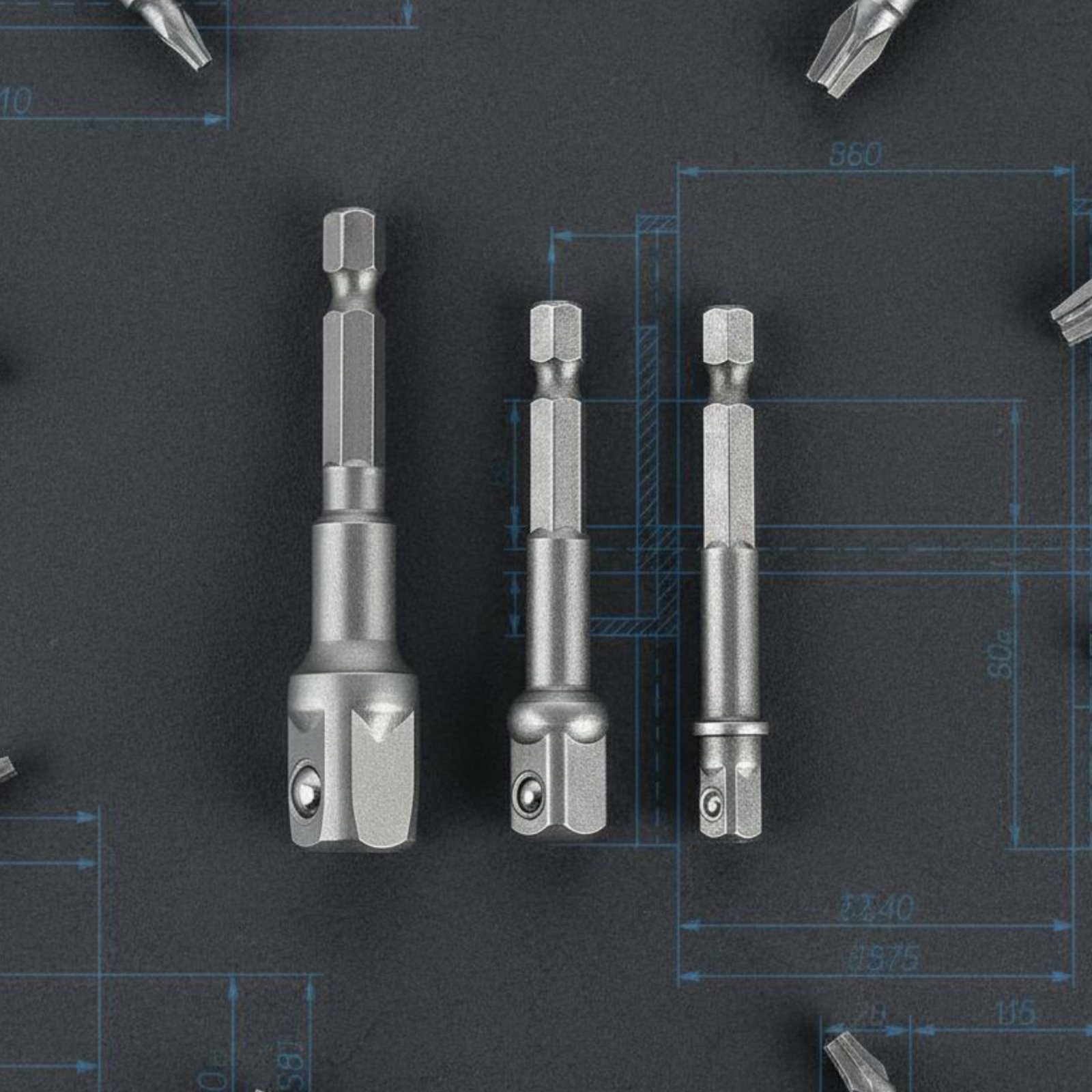 Ensemble d'adaptateurs d'alime - Power Tools Technician avis et prix