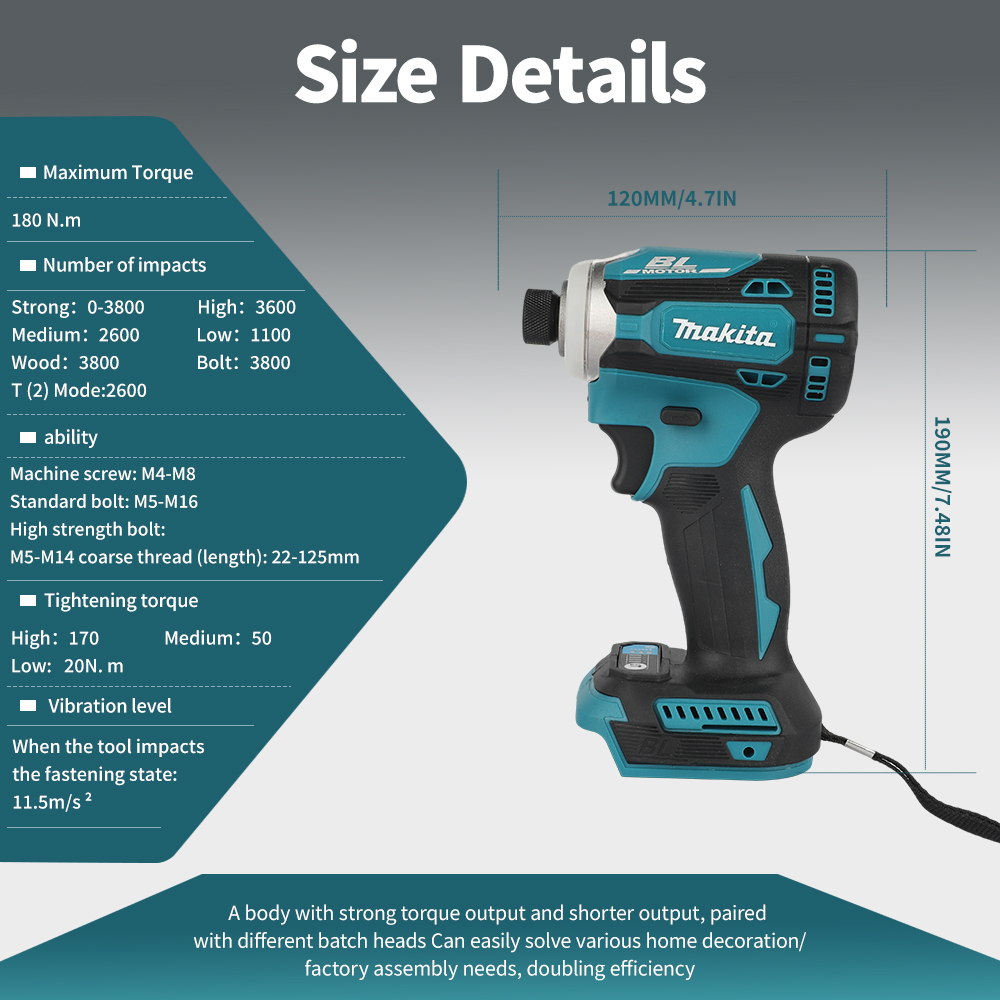 Kit combiné sans fil Makita DT - Power Tools Impact Wrench avis et prix