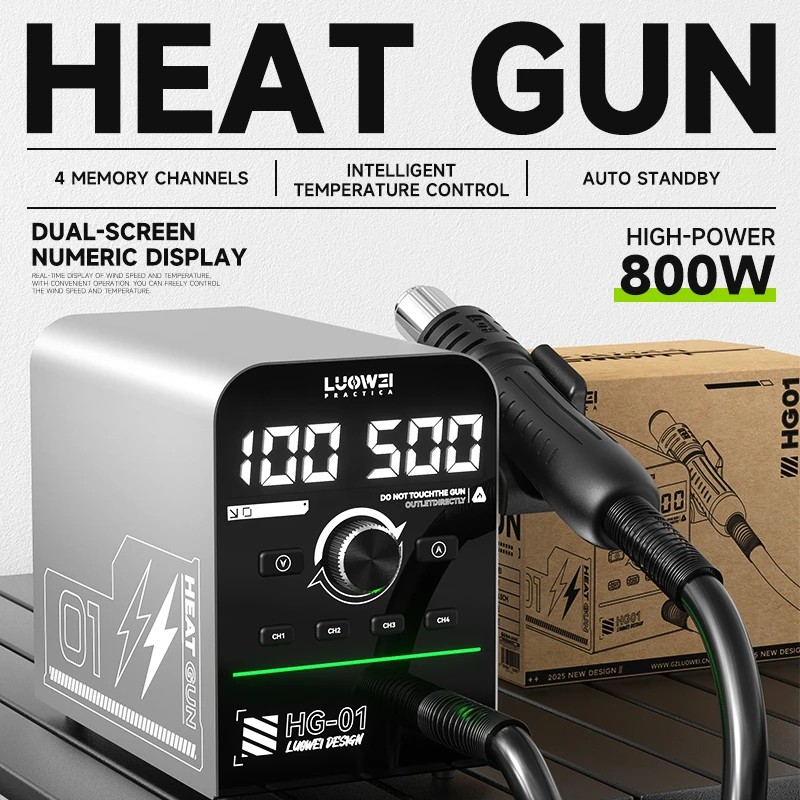 Luowei HG-01 800W pistolet à A - Power Tools Equipment avis et prix