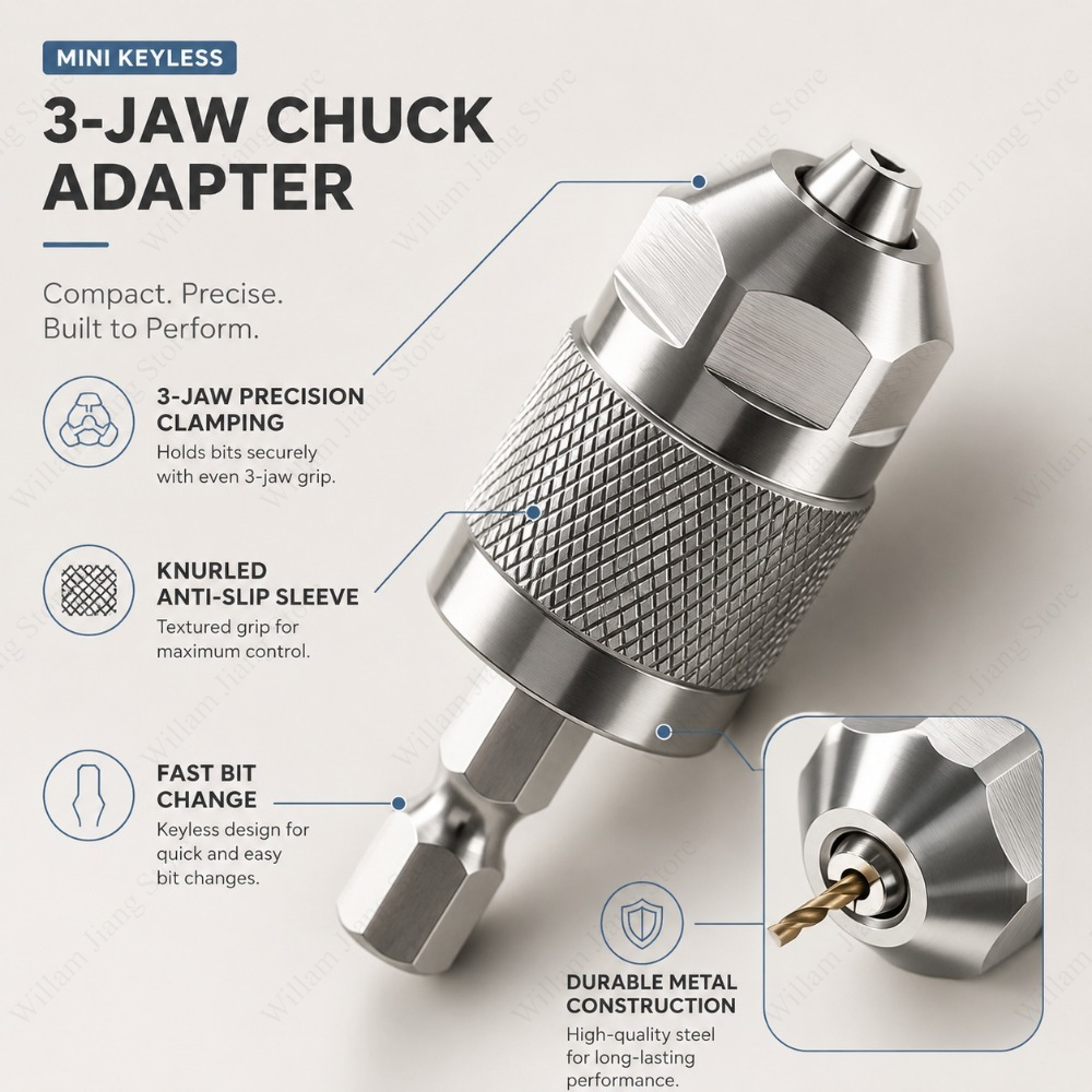 Adaptateur de mandrin à 3 mors - Power Tools Sheets avis et prix