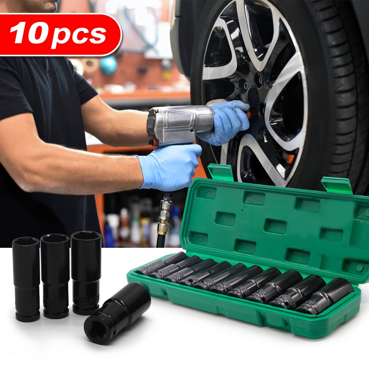 10 pièces 1/2 pouces 8-24mm ou - Power Tools Impact Wrench avis et prix