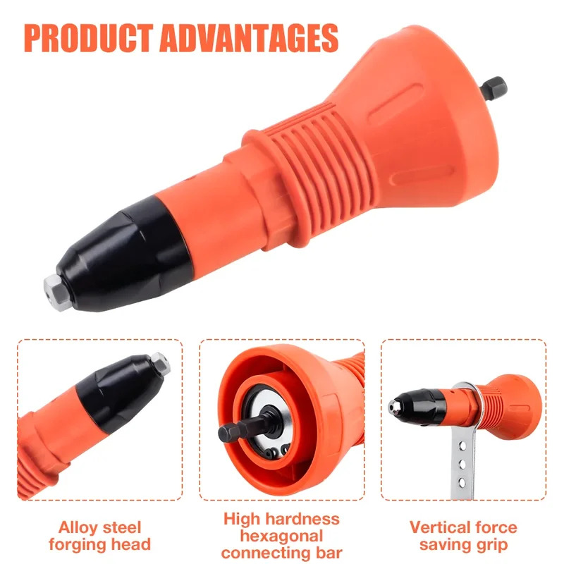 Adaptateur de pistolet à rivet - Power Tools Manufacturers avis et prix
